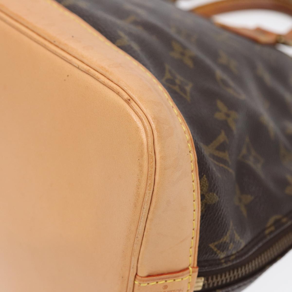 LOUIS VUITTON Monogram Alma Hand Bag M51130 LV Auth 83889