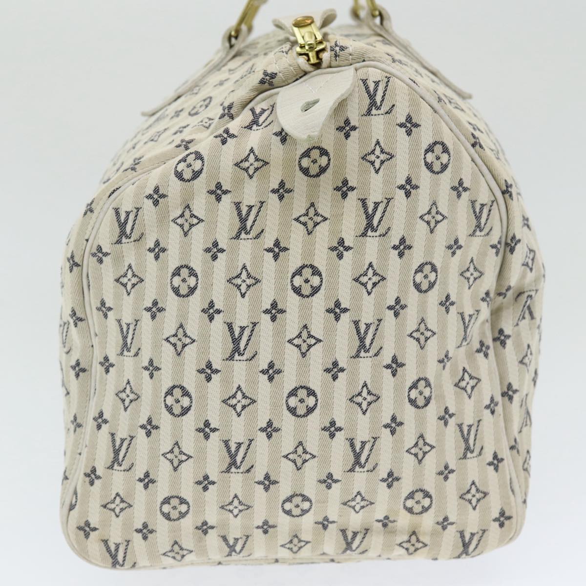 LOUIS VUITTON Monogram Mini Lin Croisette Speedy 30 Hand Bag M95500 Auth 83893