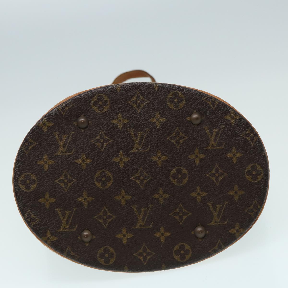 LOUIS VUITTON Monogram Bucket GM Shoulder Bag M42236 LV Auth 83901