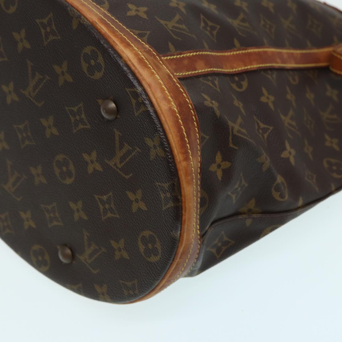 LOUIS VUITTON Monogram Bucket GM Shoulder Bag M42236 LV Auth 83901