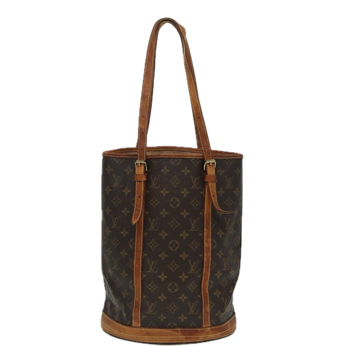 LOUIS VUITTON Monogram Bucket GM Shoulder Bag M42236 LV Auth 83901