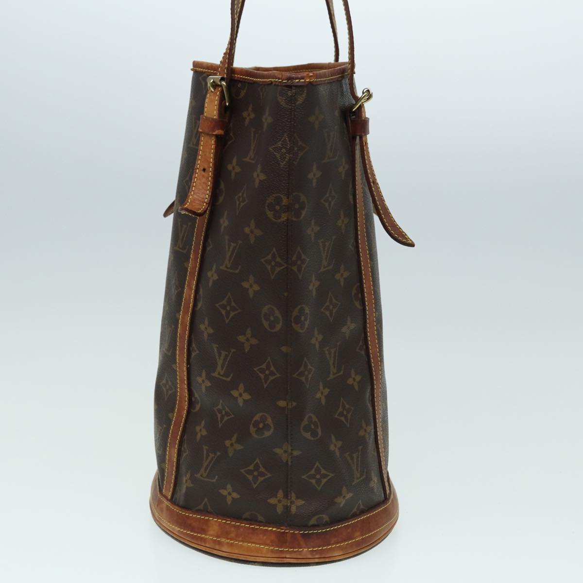 LOUIS VUITTON Monogram Bucket GM Shoulder Bag M42236 LV Auth 83901