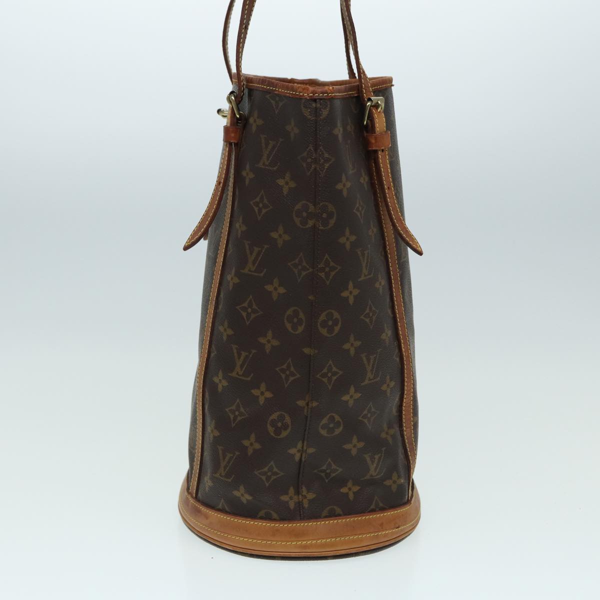 LOUIS VUITTON Monogram Bucket GM Shoulder Bag M42236 LV Auth 83901