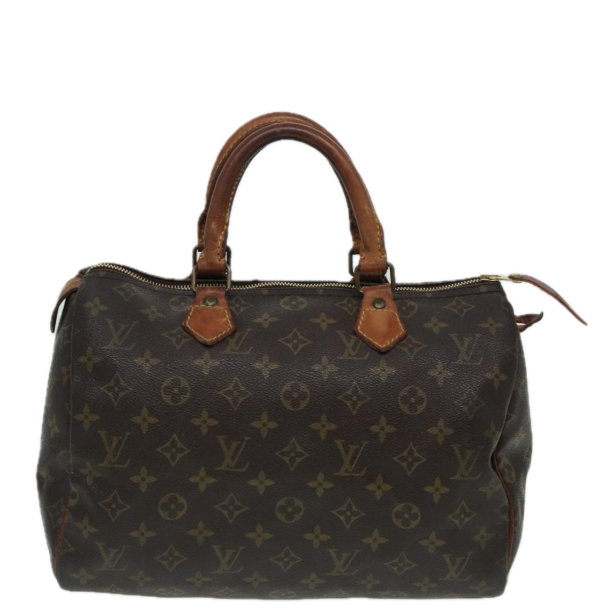 LOUIS VUITTON Monogram Speedy 30 Hand Bag M41526 LV Auth 83906