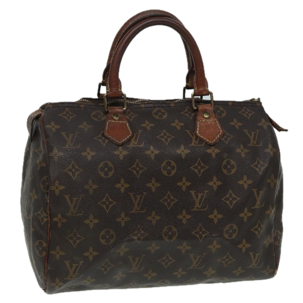 LOUIS VUITTON Monogram Speedy 30 Hand Bag M41526 LV Auth 83907