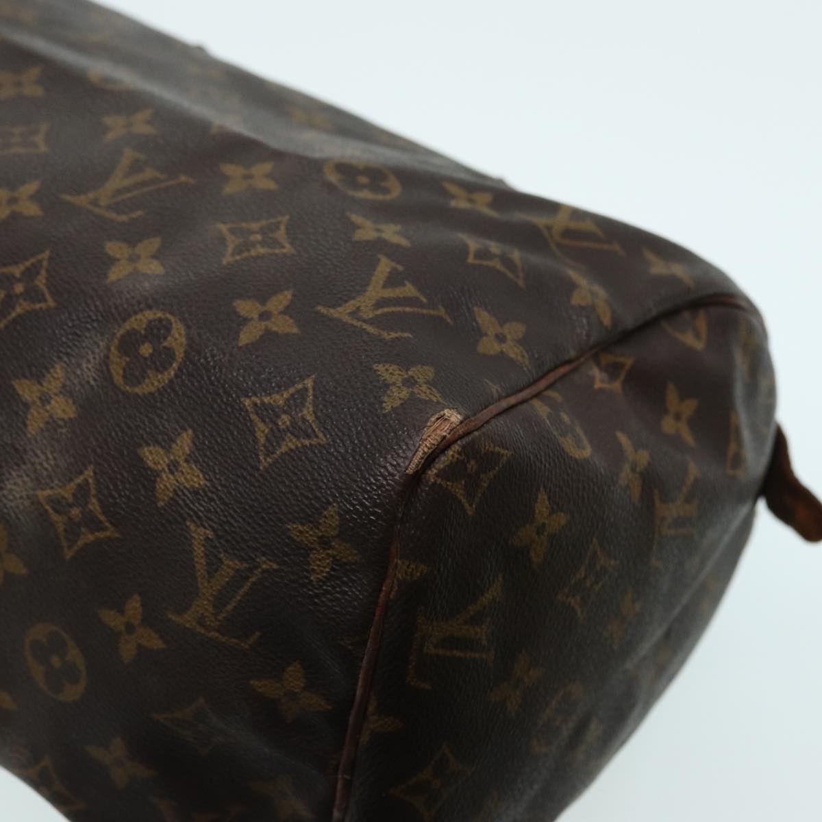 LOUIS VUITTON Monogram Speedy 30 Hand Bag M41526 LV Auth 83907