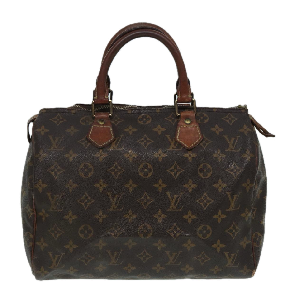 LOUIS VUITTON Monogram Speedy 30 Hand Bag M41526 LV Auth 83907