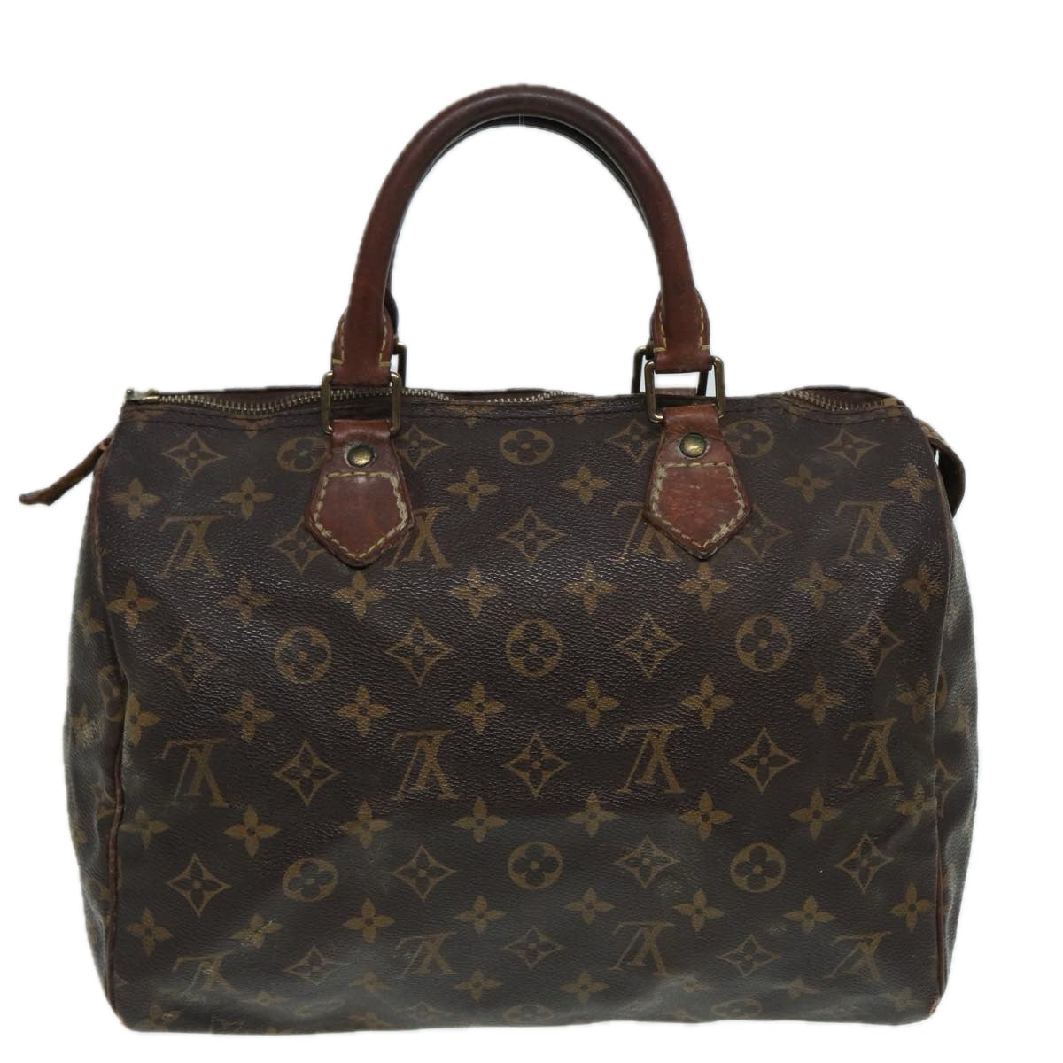 LOUIS VUITTON Monogram Speedy 30 Hand Bag M41526 LV Auth 83907