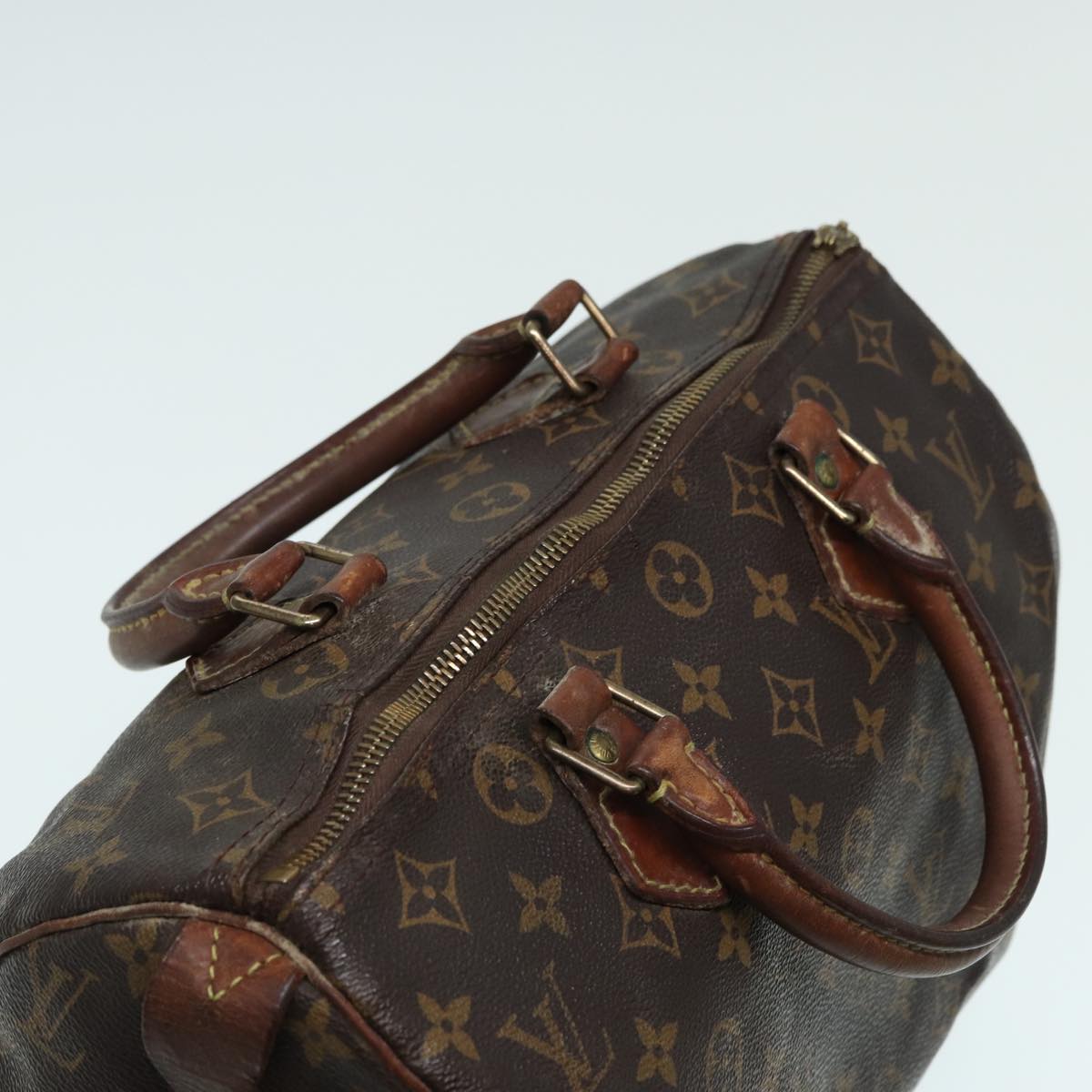 LOUIS VUITTON Monogram Speedy 30 Hand Bag M41526 LV Auth 83907