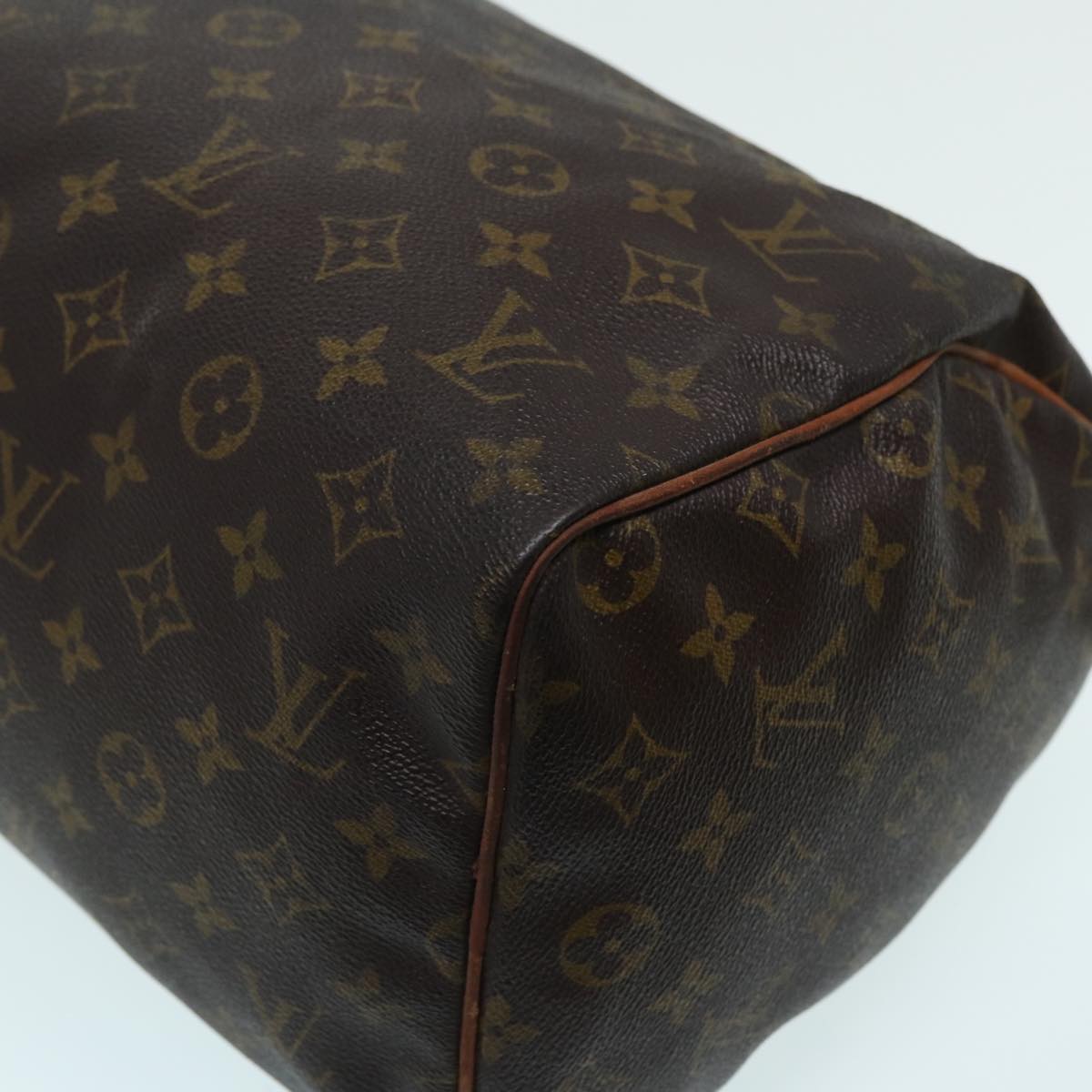 LOUIS VUITTON Monogram Speedy 30 Hand Bag M41526 LV Auth 83908