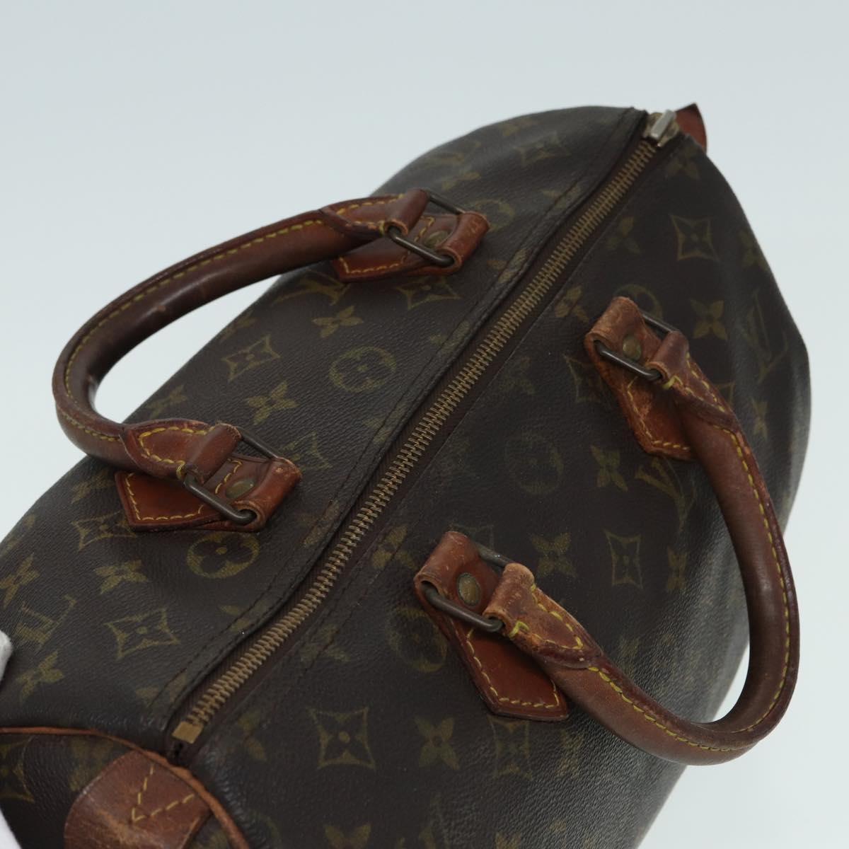 LOUIS VUITTON Monogram Speedy 30 Hand Bag M41526 LV Auth 83908