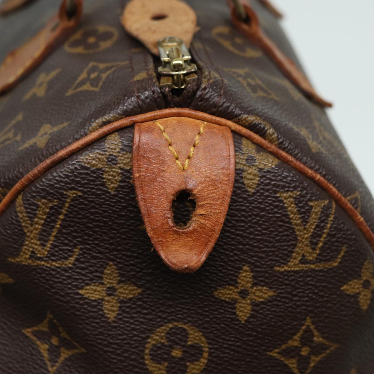 LOUIS VUITTON Monogram Speedy 30 Hand Bag M41526 LV Auth 83909