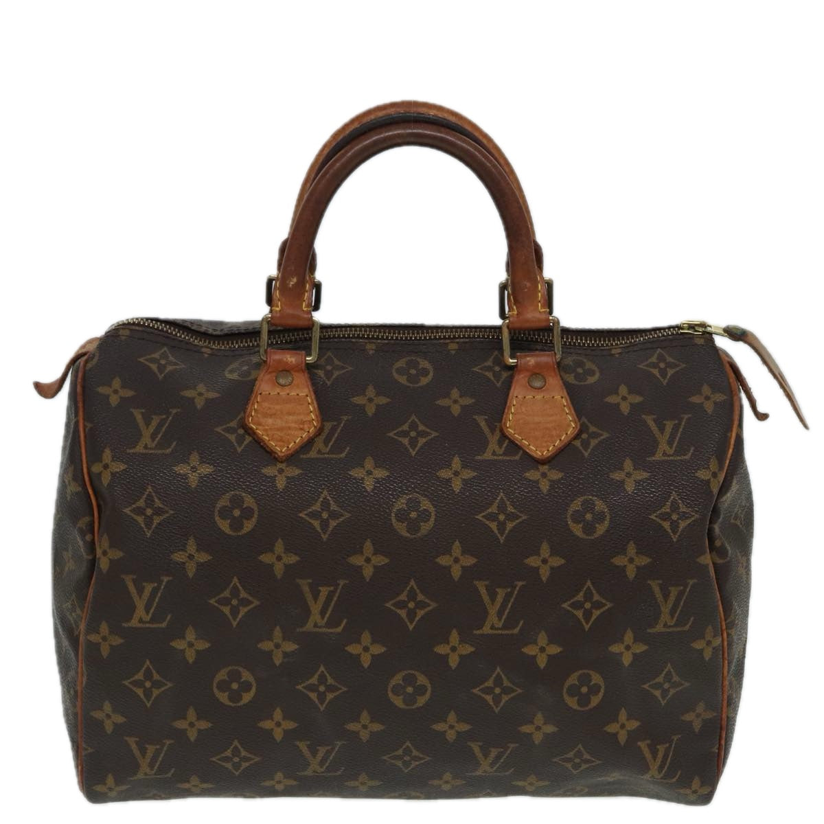 LOUIS VUITTON Monogram Speedy 30 Hand Bag M41526 LV Auth 83909