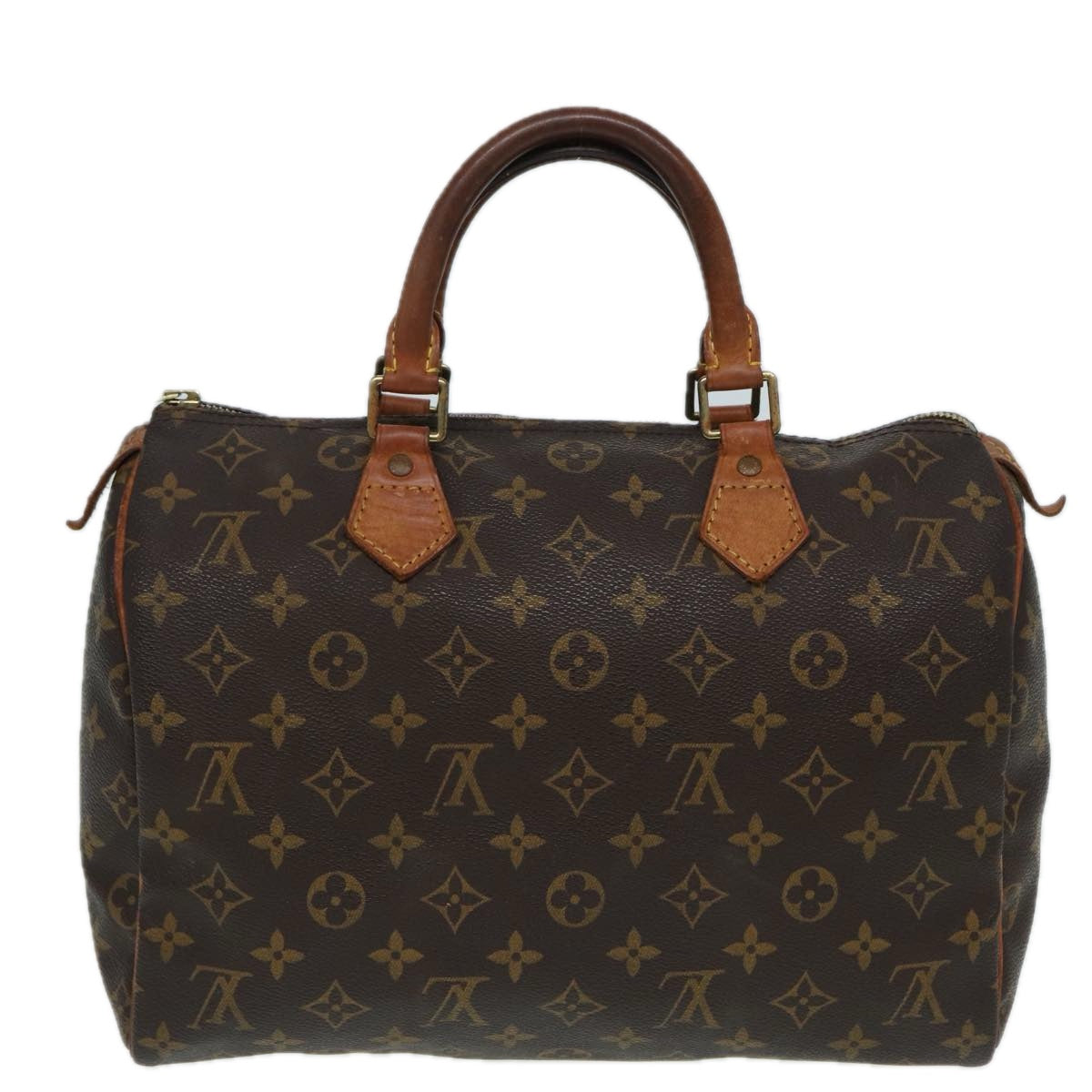 LOUIS VUITTON Monogram Speedy 30 Hand Bag M41526 LV Auth 83909