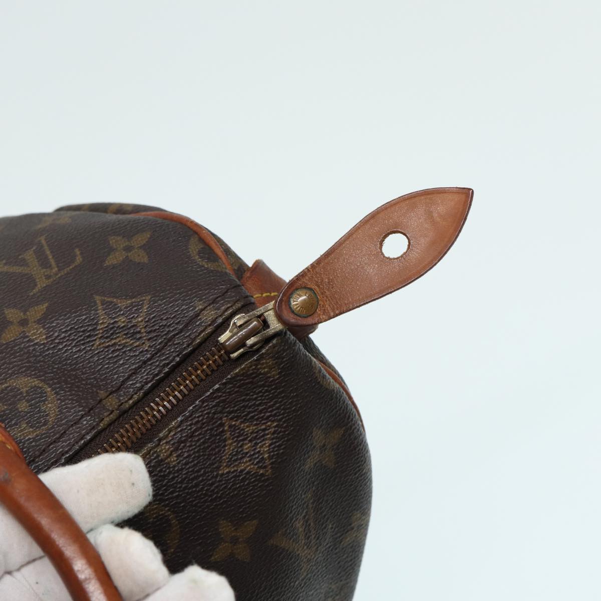 LOUIS VUITTON Monogram Speedy 30 Hand Bag M41526 LV Auth 83910