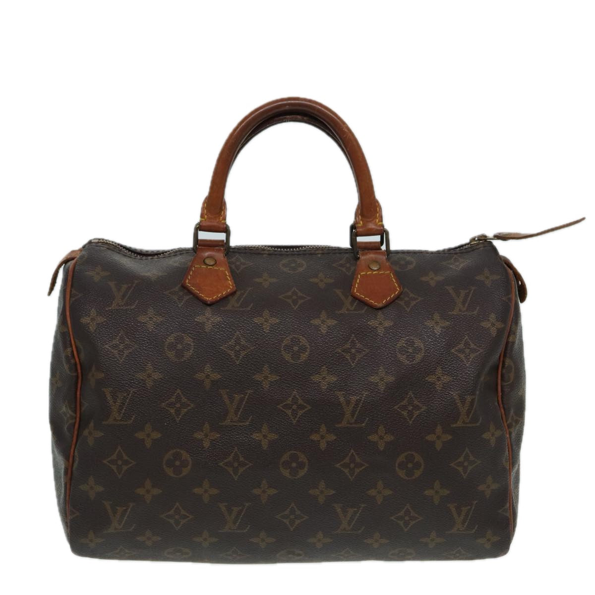 LOUIS VUITTON Monogram Speedy 30 Hand Bag M41526 LV Auth 83910