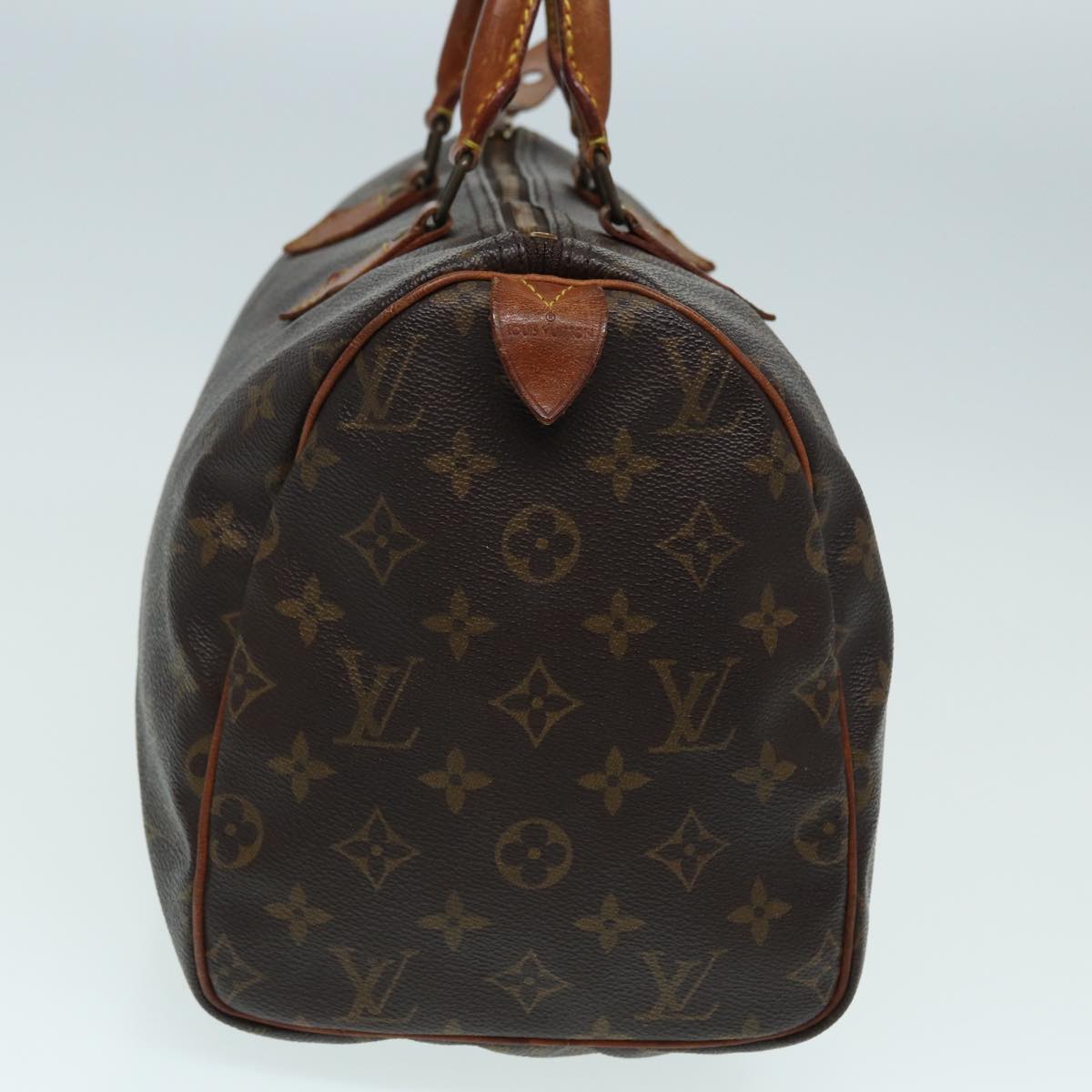 LOUIS VUITTON Monogram Speedy 30 Hand Bag M41526 LV Auth 83910