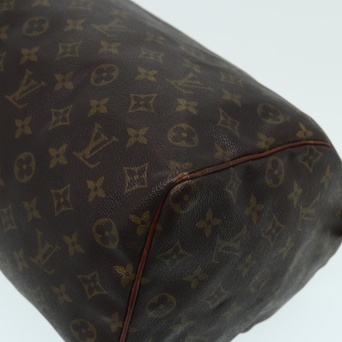 LOUIS VUITTON Monogram Speedy 35 Hand Bag M41524 LV Auth 83911