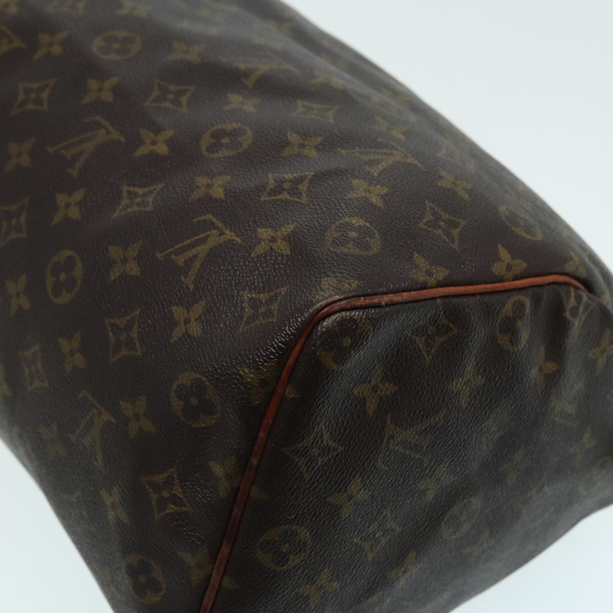 LOUIS VUITTON Monogram Speedy 35 Hand Bag M41524 LV Auth 83911