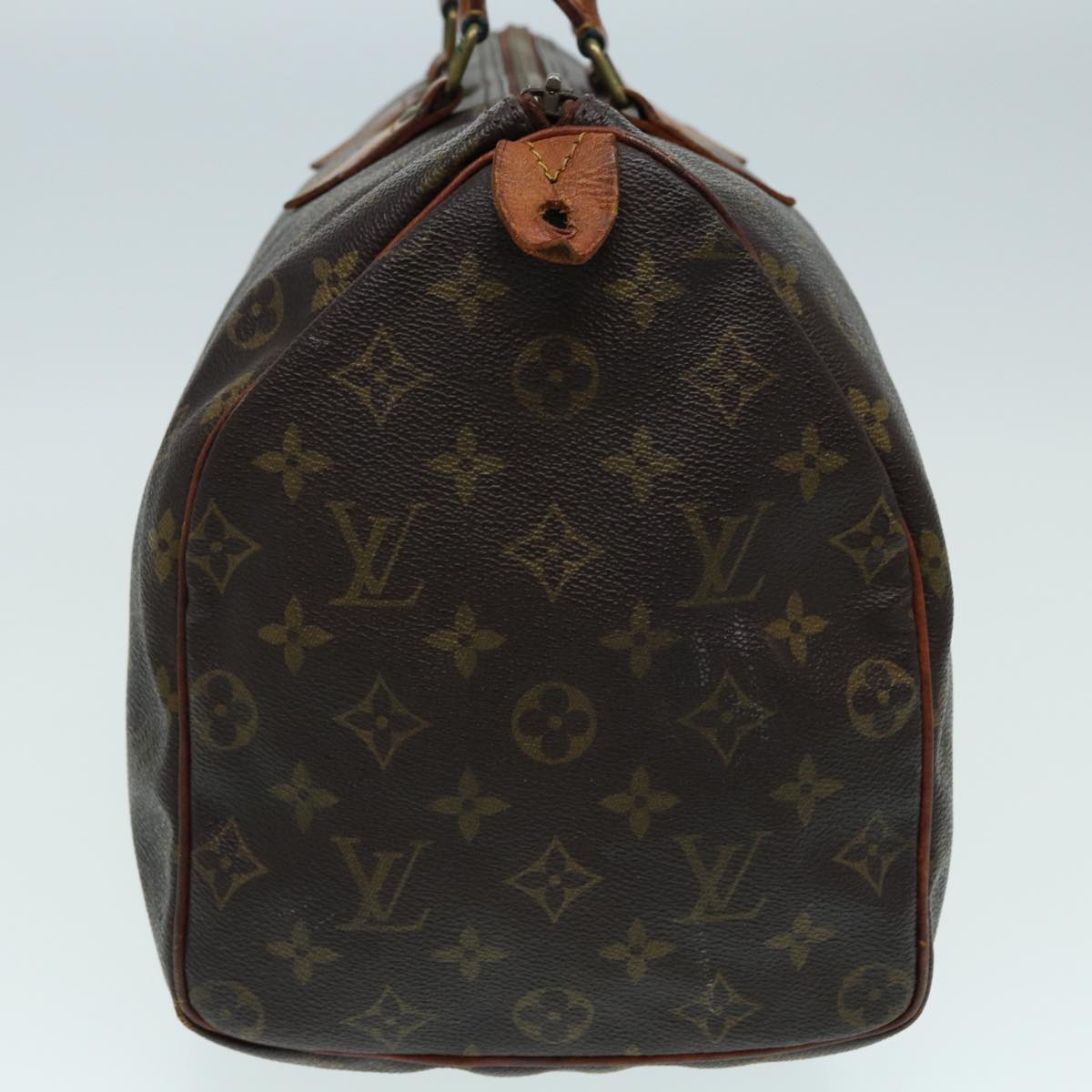 LOUIS VUITTON Monogram Speedy 35 Hand Bag M41524 LV Auth 83911