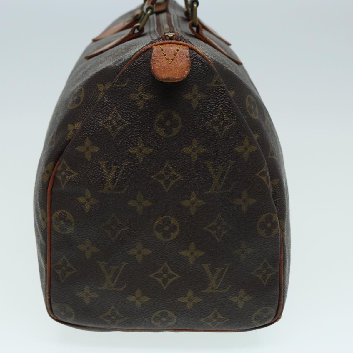 LOUIS VUITTON Monogram Speedy 35 Hand Bag M41524 LV Auth 83911