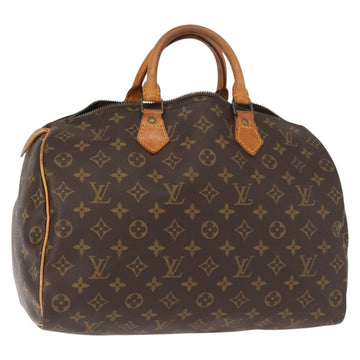 LOUIS VUITTON Monogram Speedy 35 Hand Bag M41524 LV Auth 83912