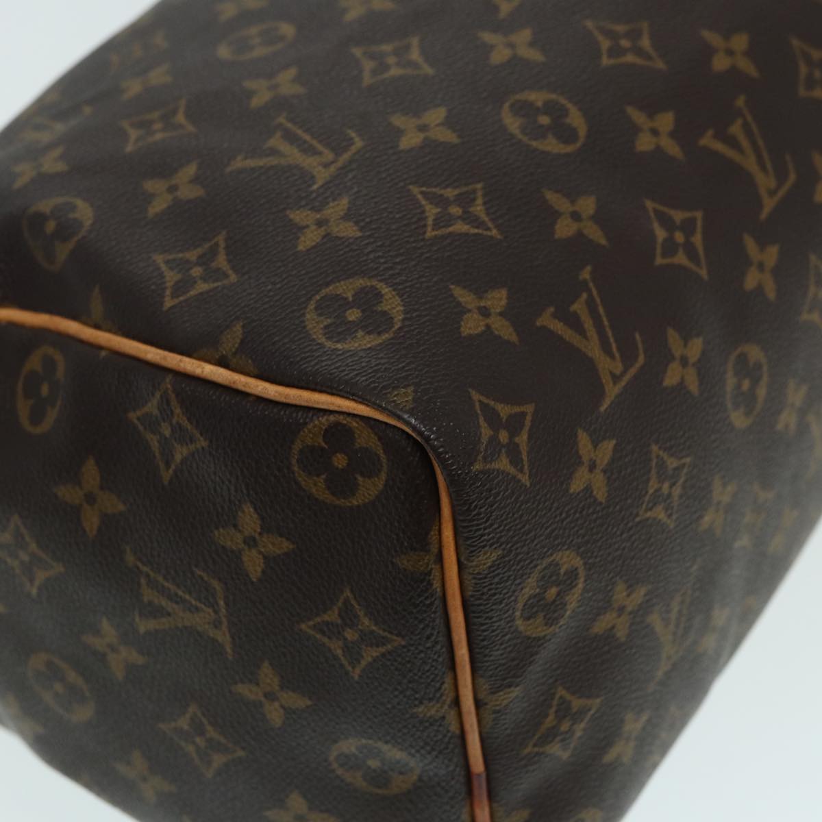 LOUIS VUITTON Monogram Speedy 35 Hand Bag M41524 LV Auth 83912