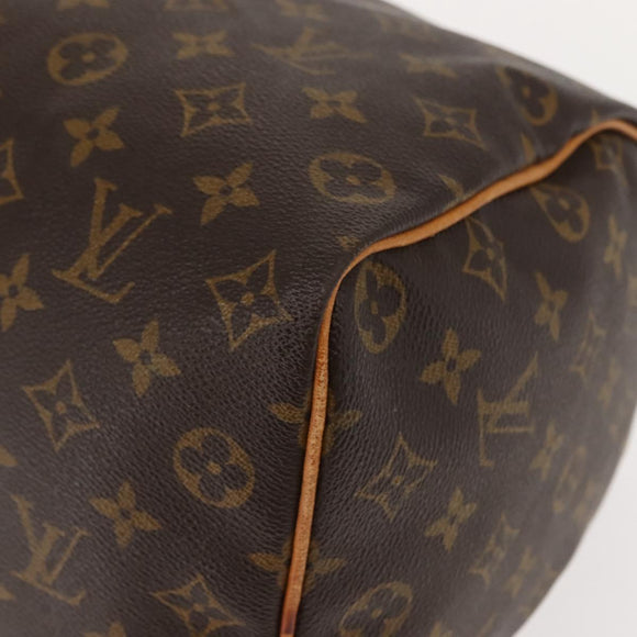 LOUIS VUITTON Monogram Speedy 35 Hand Bag M41524 LV Auth 83912