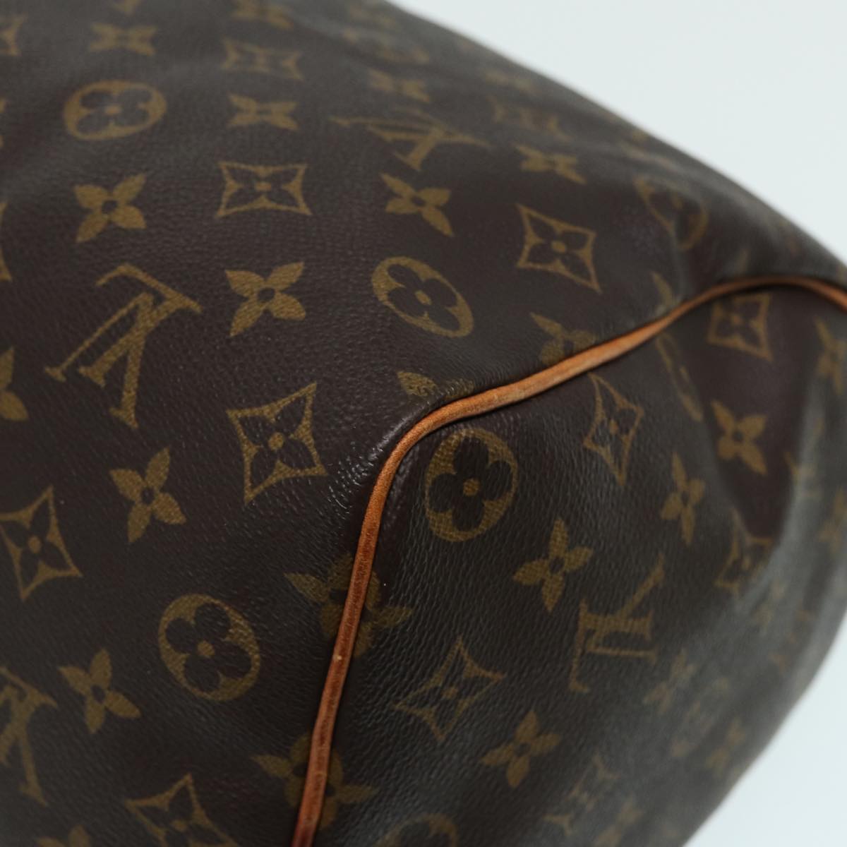 LOUIS VUITTON Monogram Speedy 35 Hand Bag M41524 LV Auth 83912