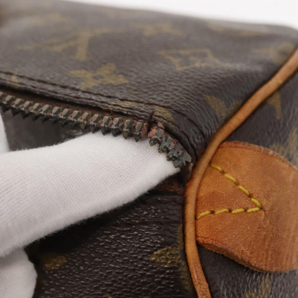 LOUIS VUITTON Monogram Speedy 35 Hand Bag M41524 LV Auth 83912