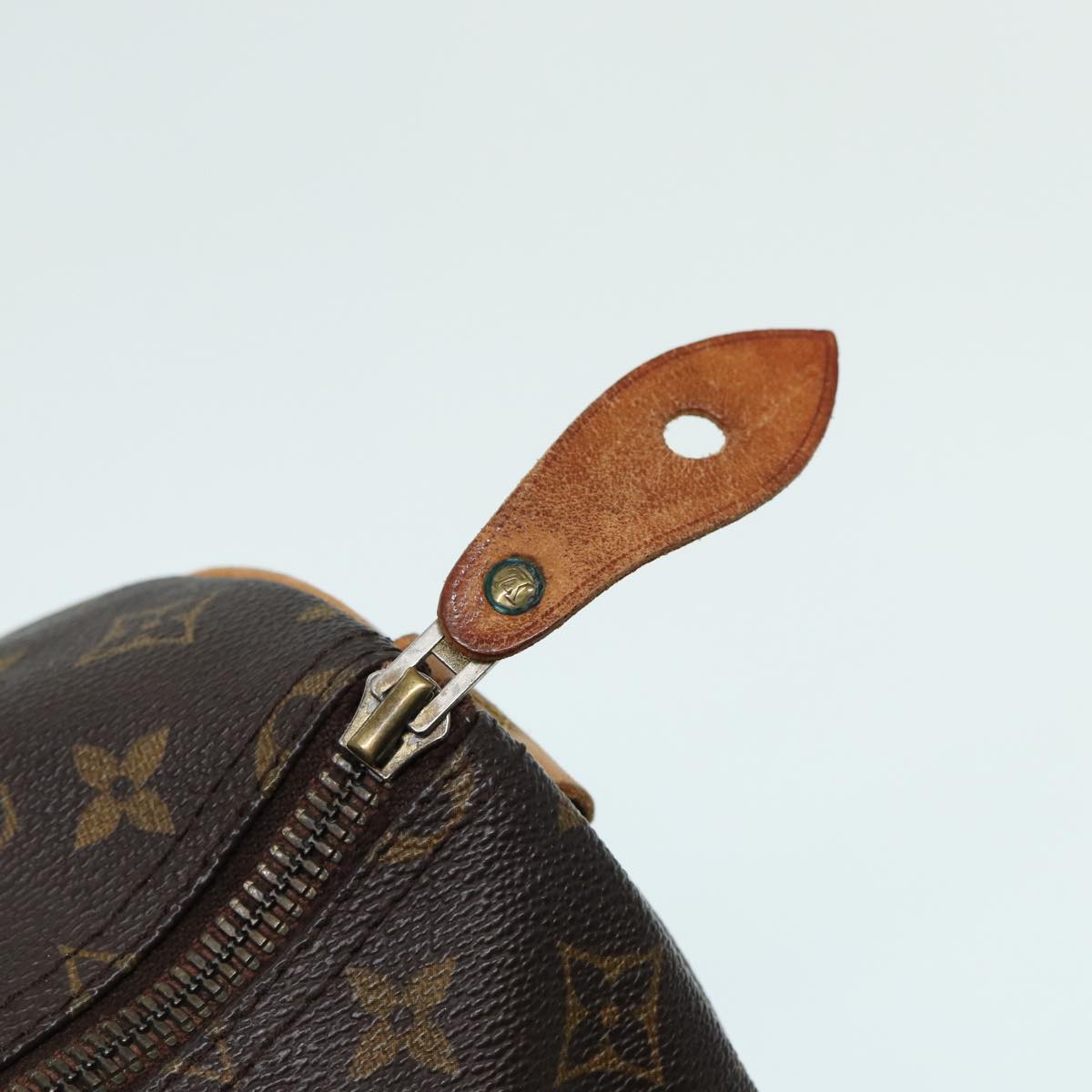 LOUIS VUITTON Monogram Speedy 35 Hand Bag M41524 LV Auth 83912