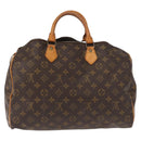 LOUIS VUITTON Monogram Speedy 35 Hand Bag M41524 LV Auth 83912-3