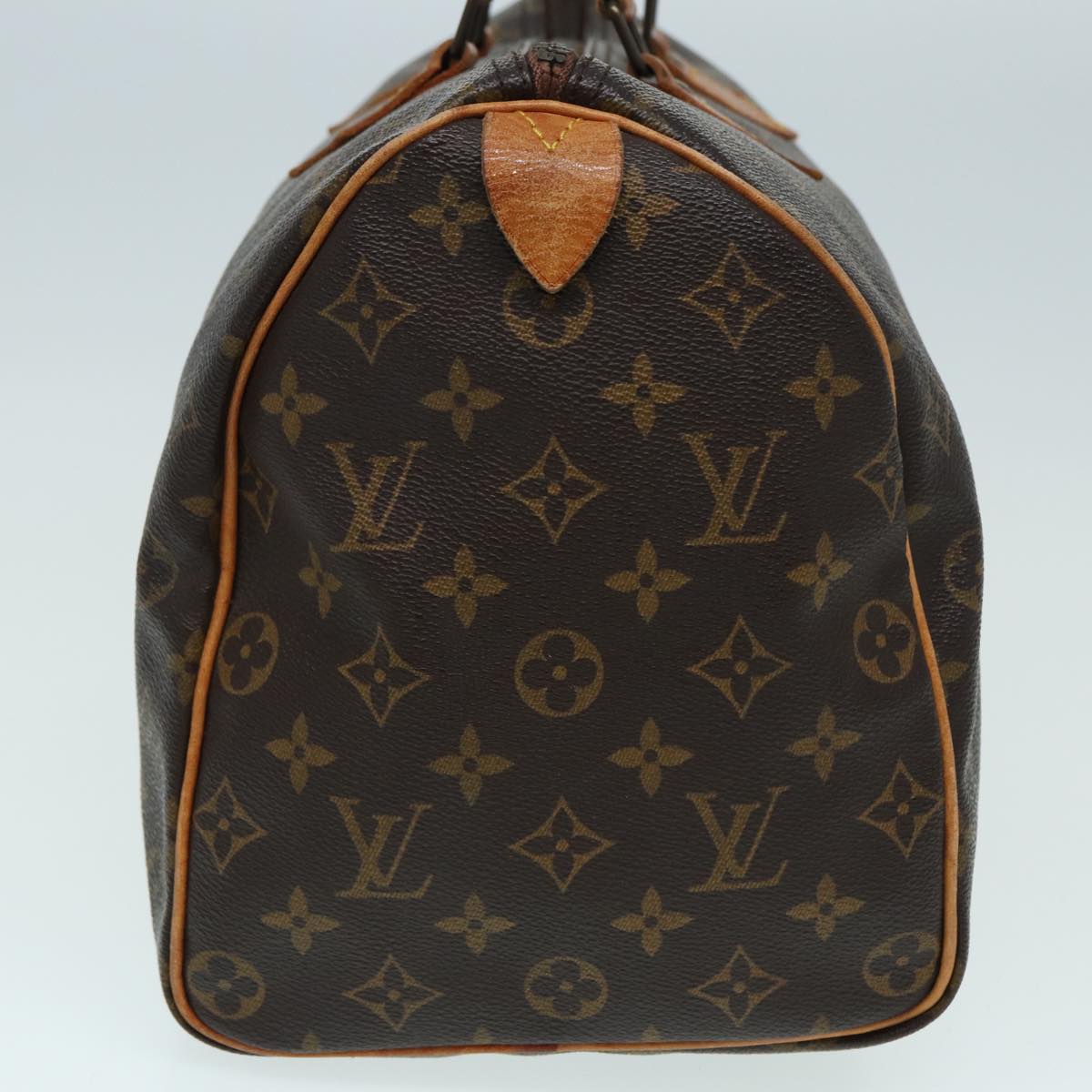 LOUIS VUITTON Monogram Speedy 35 Hand Bag M41524 LV Auth 83912