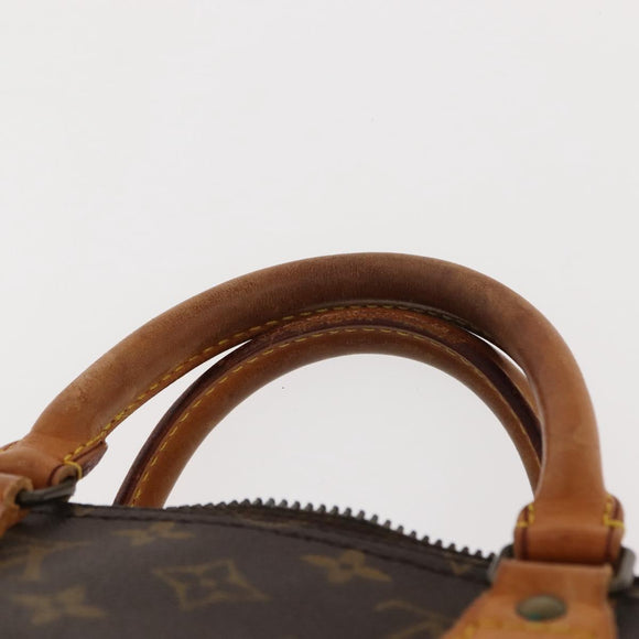LOUIS VUITTON Monogram Speedy 35 Hand Bag M41524 LV Auth 83912