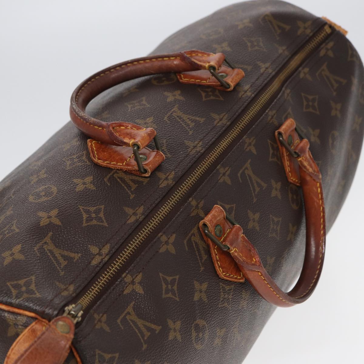 LOUIS VUITTON Monogram Speedy 40 Hand Bag M41522 LV Auth 83913