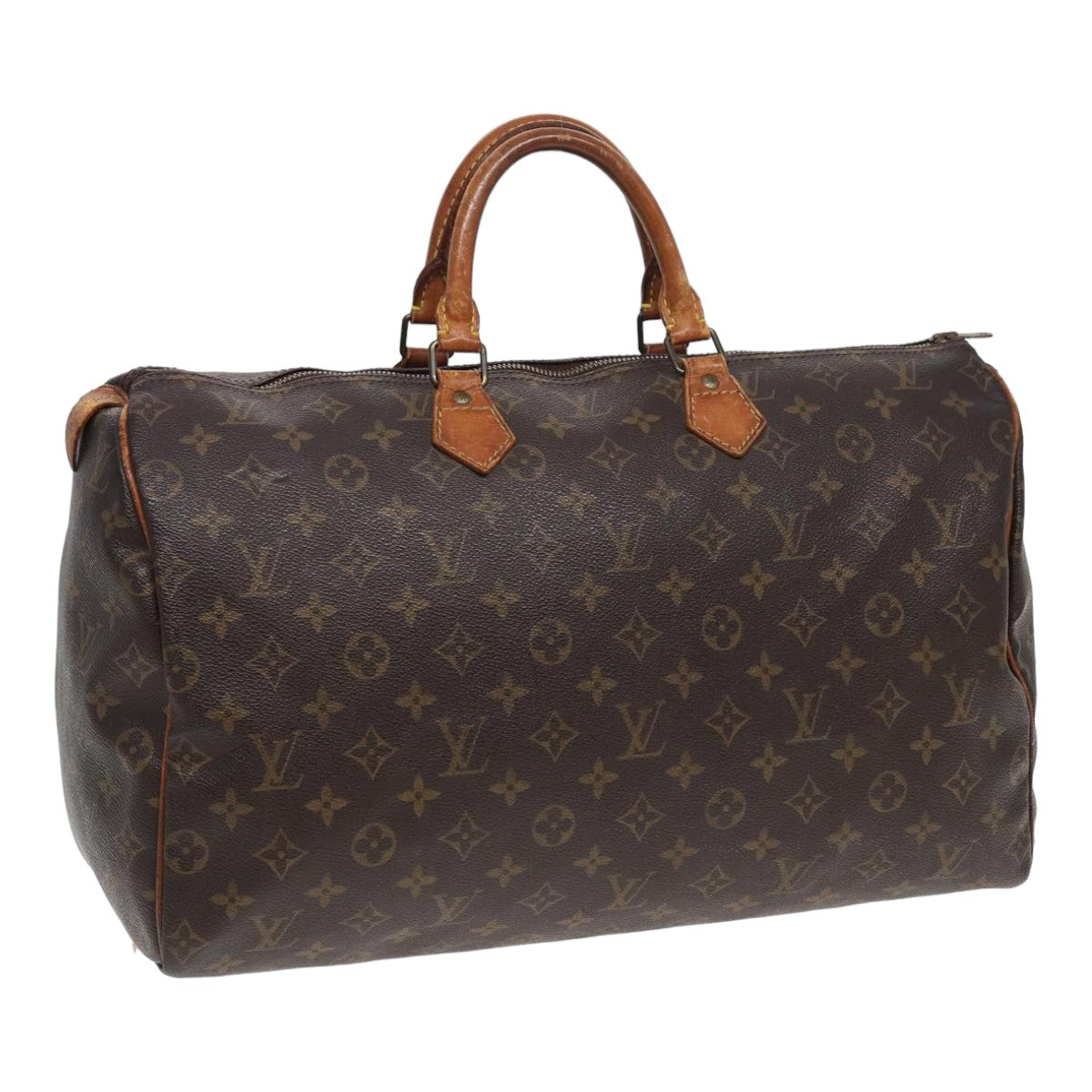 LOUIS VUITTON Monogram Speedy 40 Hand Bag M41522 LV Auth 83914