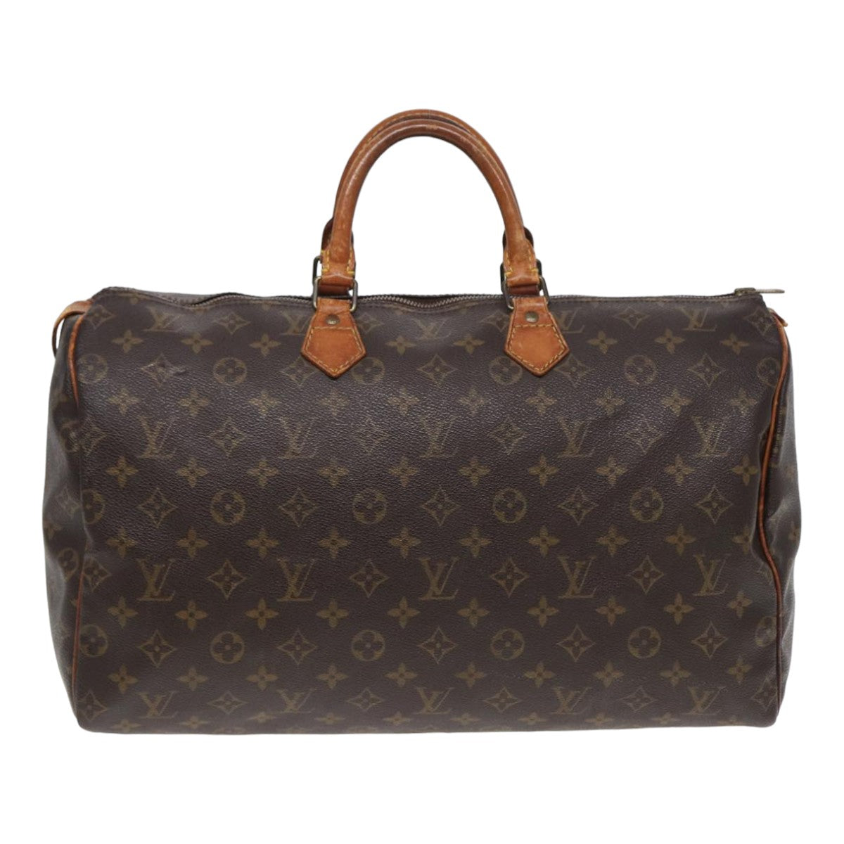 LOUIS VUITTON Monogram Speedy 40 Hand Bag M41522 LV Auth 83914