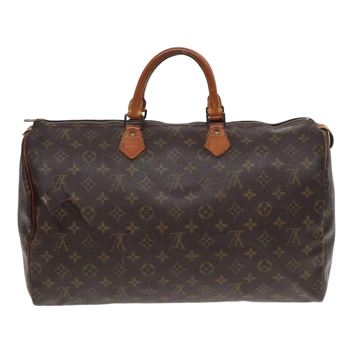 LOUIS VUITTON Monogram Speedy 40 Hand Bag M41522 LV Auth 83914