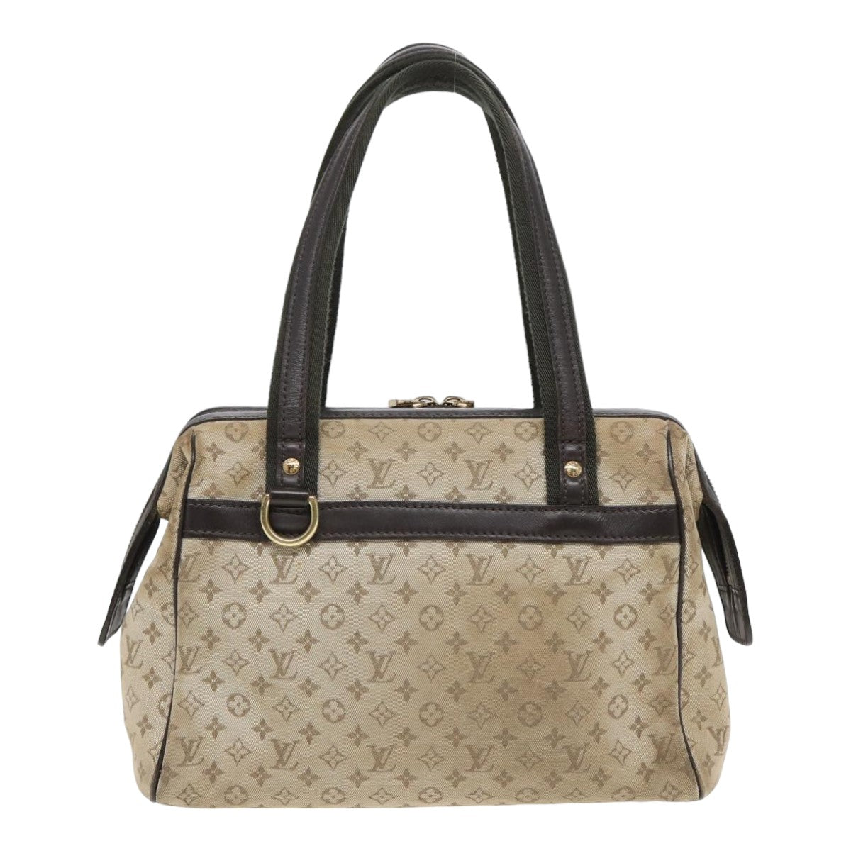 LOUIS VUITTON Monogram Mini Josephine PM Hand Bag Khaki M92215 LV Auth 83921 - 0