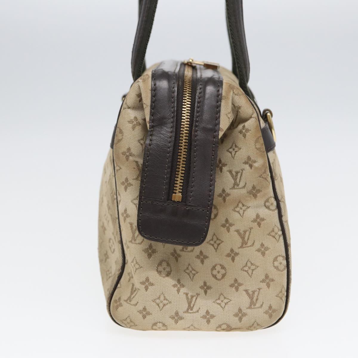 LOUIS VUITTON Monogram Mini Josephine PM Hand Bag Khaki M92215 LV Auth 83921