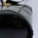 Salvatore Ferragamo Gancini Shoulder Bag Vinyl Black Auth 83932-14