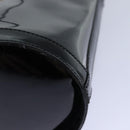 Salvatore Ferragamo Gancini Shoulder Bag Vinyl Black Auth 83932-16