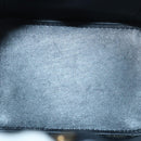 VERSACE Hand Bag Leather 2way Black Auth 83933-10