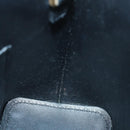 VERSACE Hand Bag Leather 2way Black Auth 83933-20