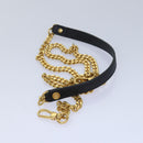 VERSACE Hand Bag Leather 2way Black Auth 83933-21