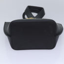 VERSACE Hand Bag Leather 2way Black Auth 83933-5