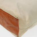 PRADA Tote Bag Nylon White Auth 83952-14