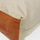 PRADA Tote Bag Nylon White Auth 83952-16