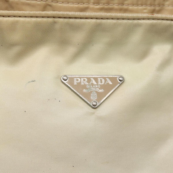 PRADA Tragetasche Nylon Weiß Original 83952