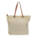PRADA Tote Bag Nylon White Auth 83952-2